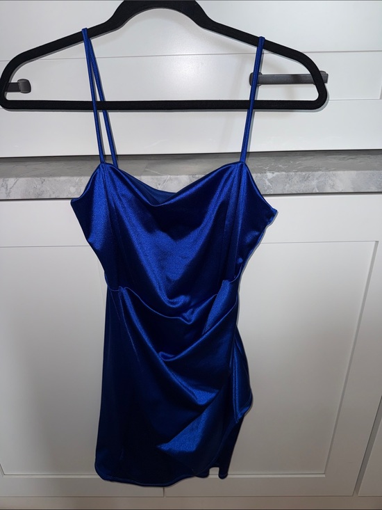 Windsor Dresses & Skirts - Windsor Royal Blue Satin Mini Dress